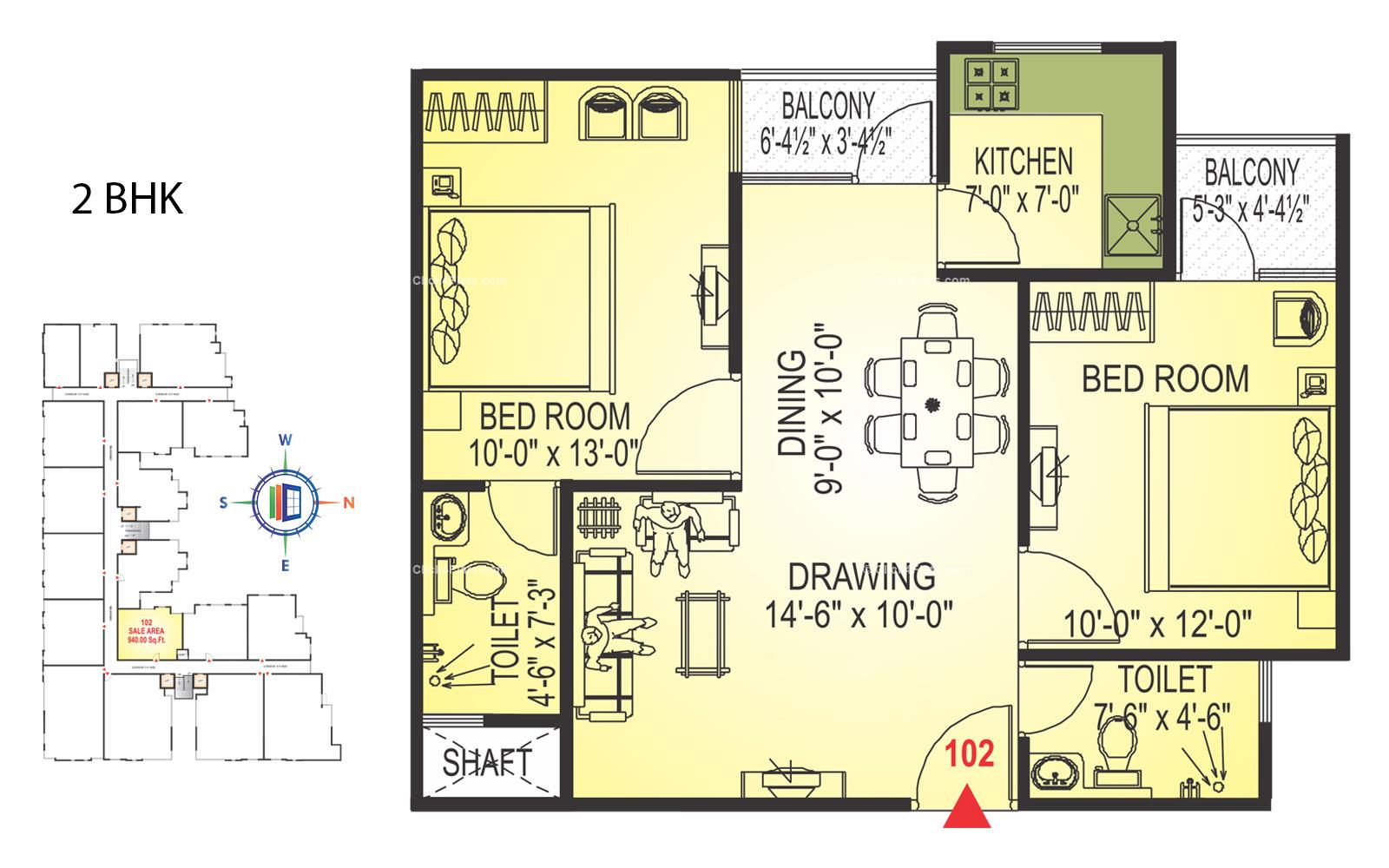 KarniKripa Homes 2 BHK 