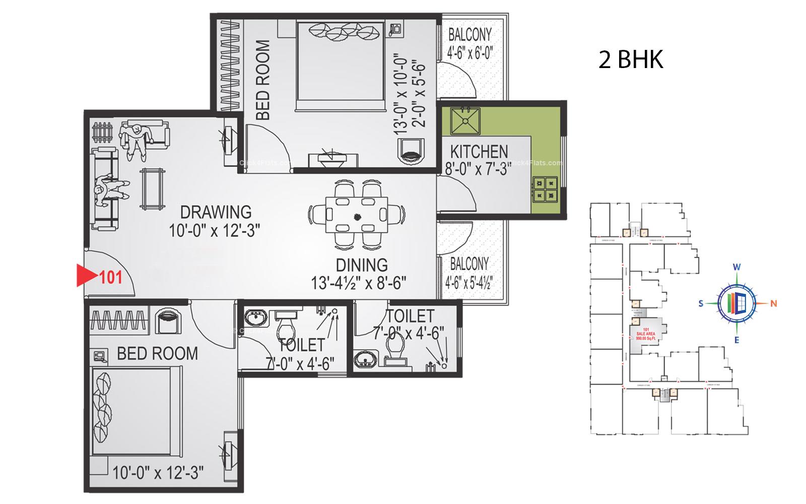 KarniKripa Homes 2 BHK 