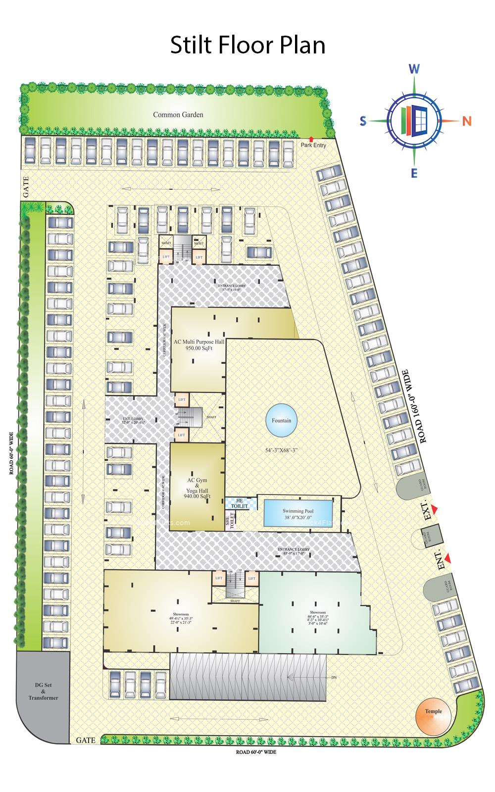 KarniKripa Homes Stilt Floor Plan