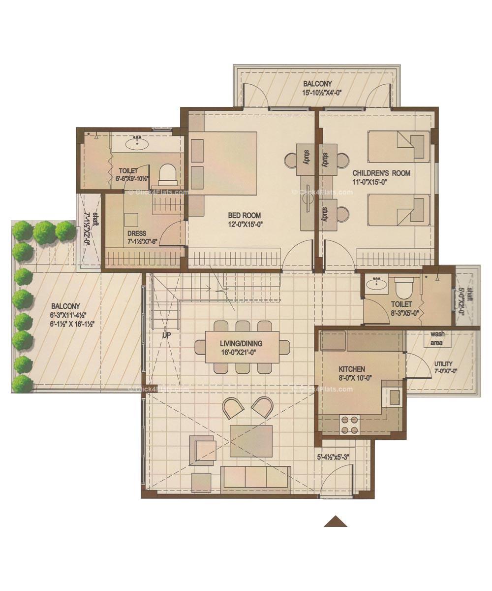 Mahima Elite 4 BHK 