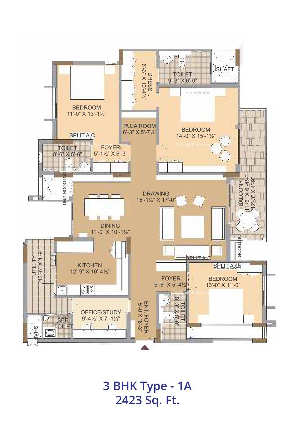 Mahima Panache 3 BHK 