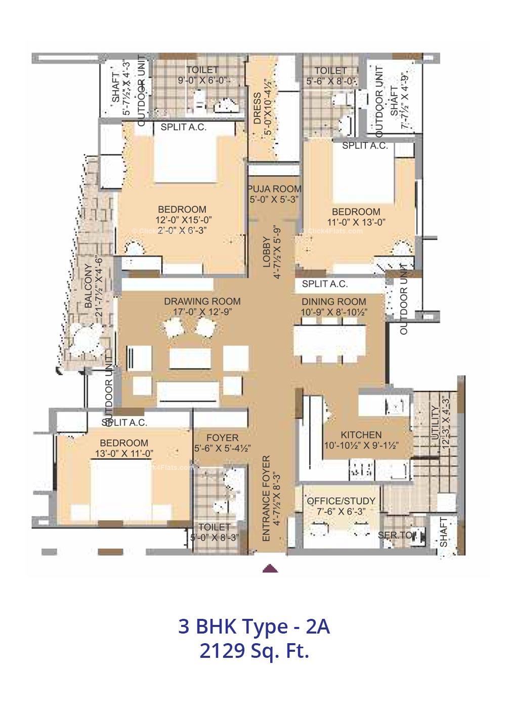 Mahima Panache 3 BHK 