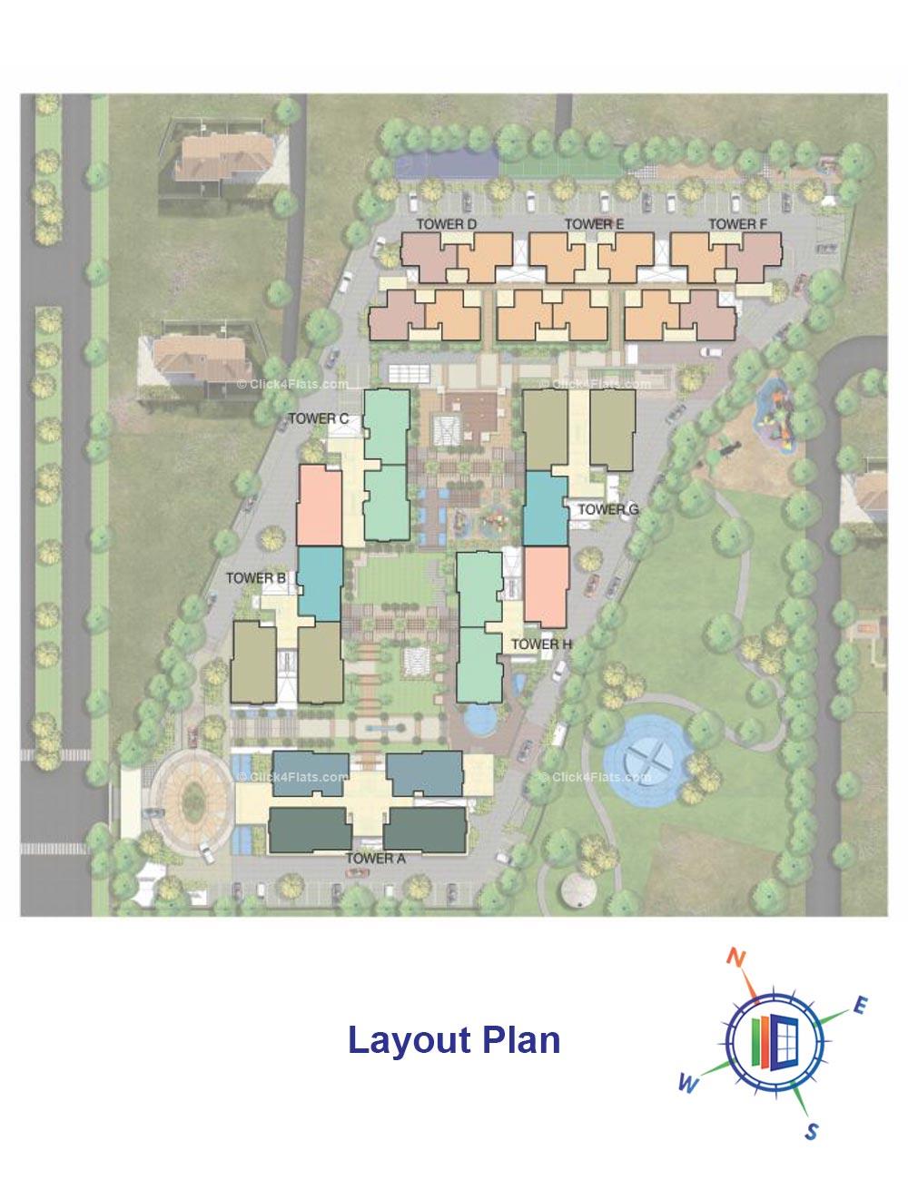 Mahima Florenza Layout Plan