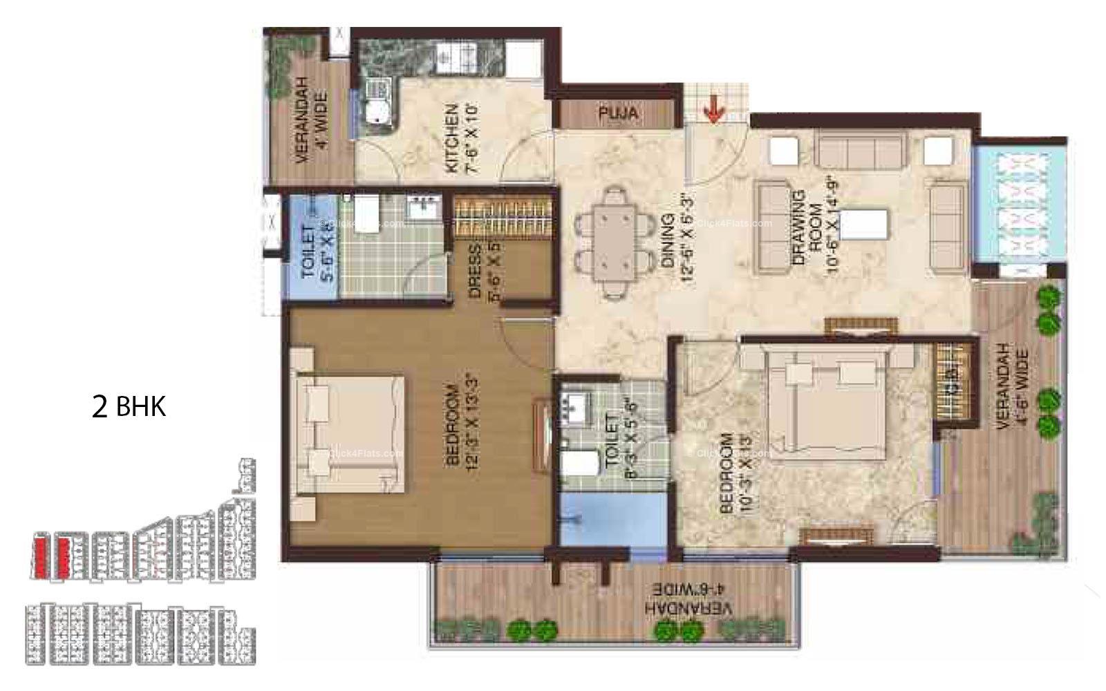 Manglam Aananda 2 BHK 