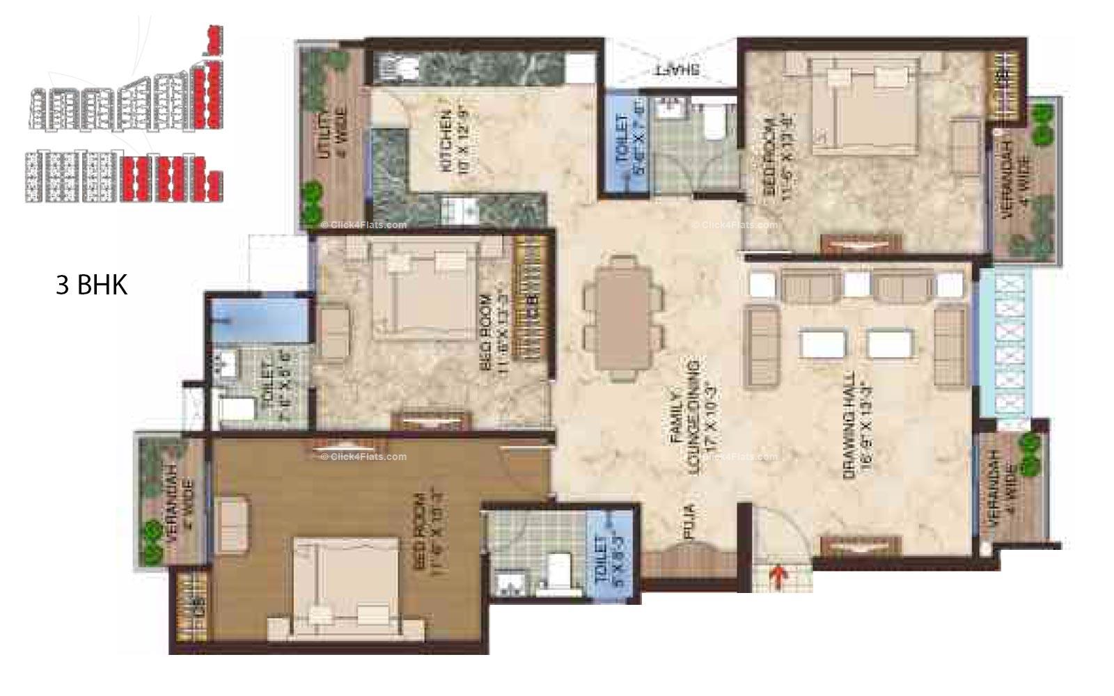 Manglam Aananda 3 BHK 