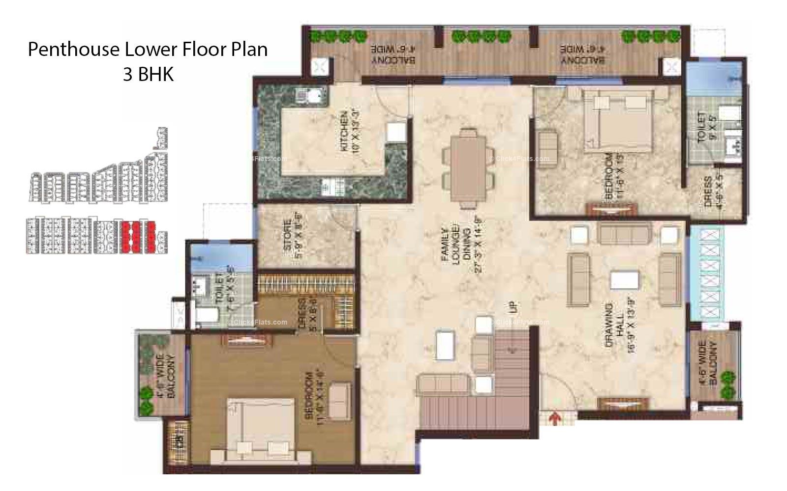 Manglam Aananda 3 BHK 