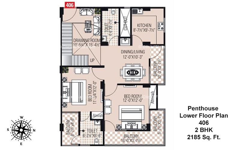 Manglam Aangan Residency 2 BHK 