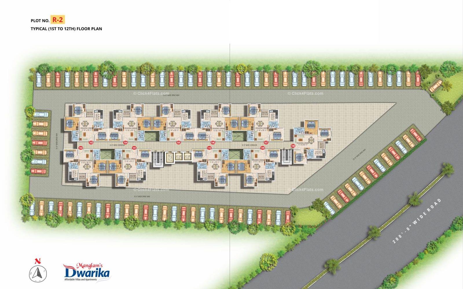 Manglam Aadhar Dwarika Layout Plan