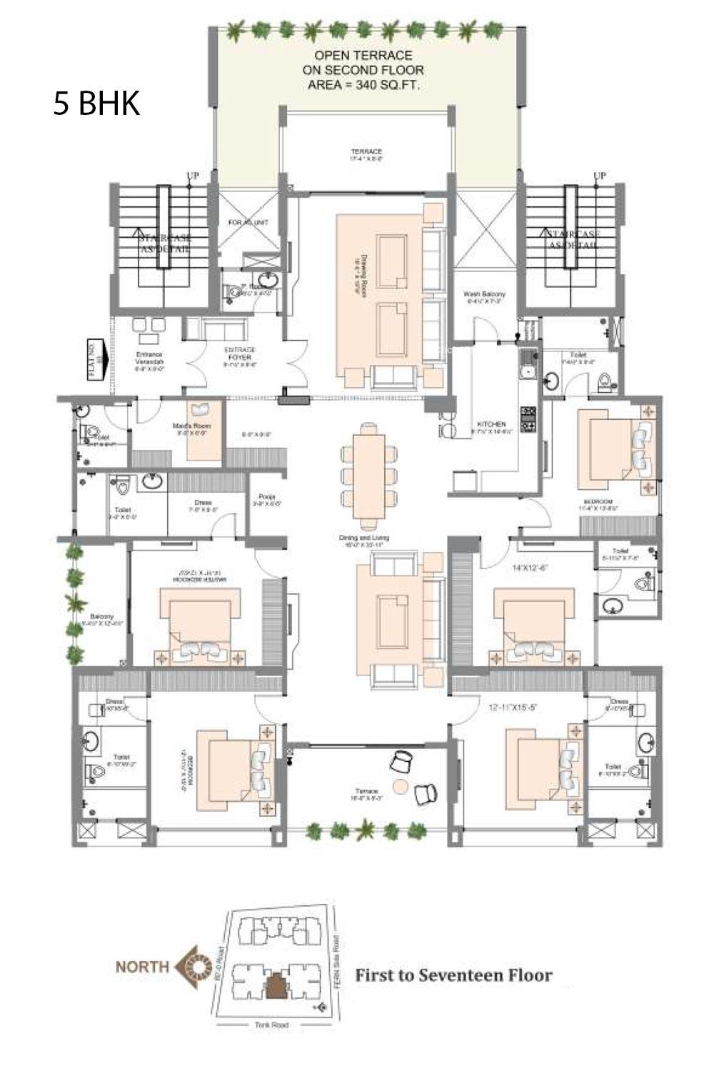 Radiance 5 BHK 4380 square feet