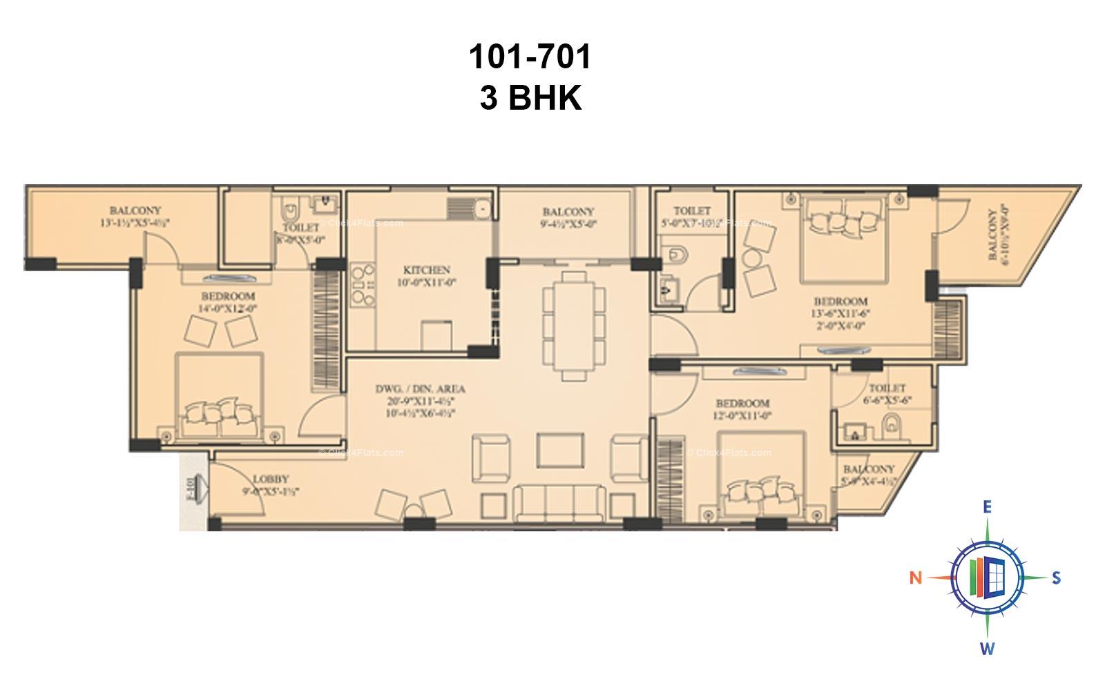 Marbella 3 BHK 