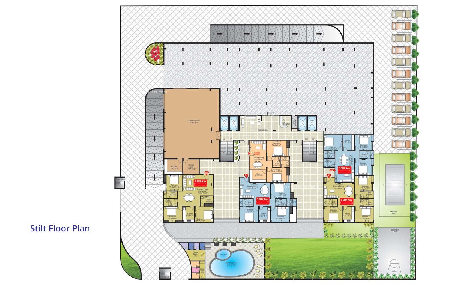 Midas Touch Stilt Floor Plan