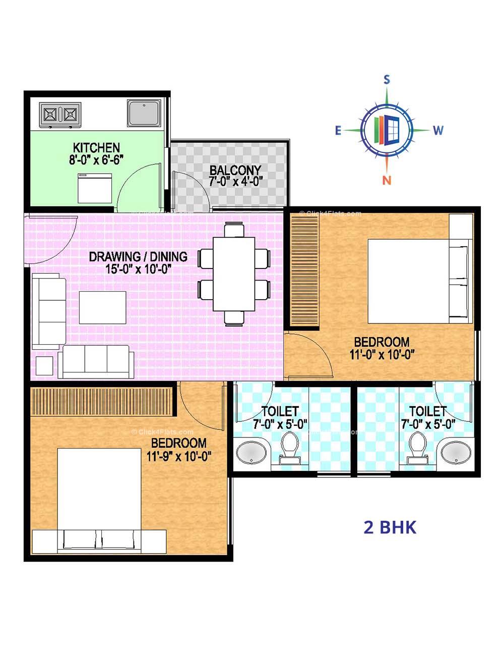 Mojika Ultima 2 BHK 