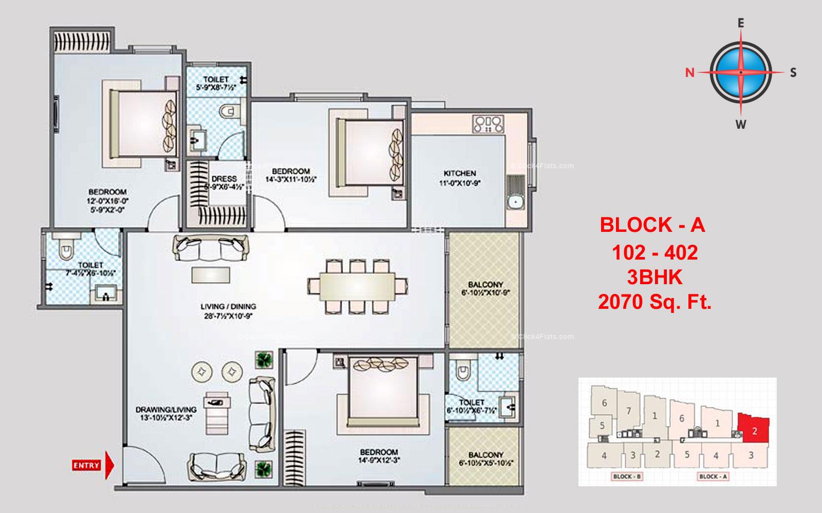 Shivgyan Luxora 3 BHK 