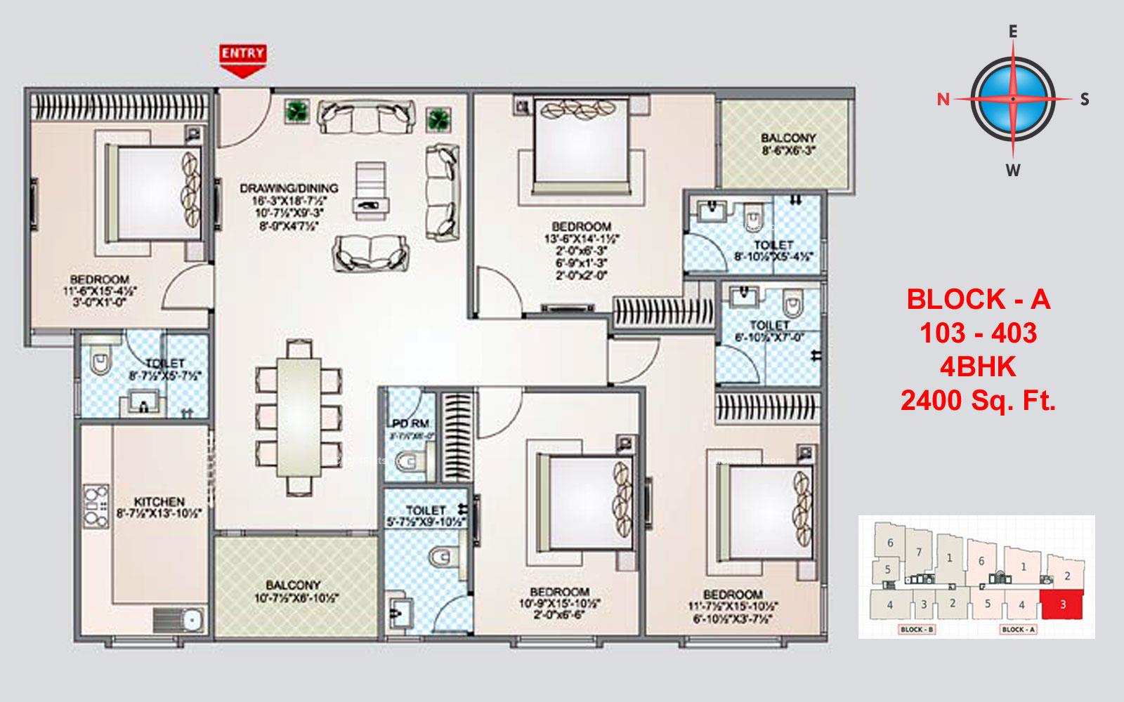 Shivgyan Luxora 4 BHK 