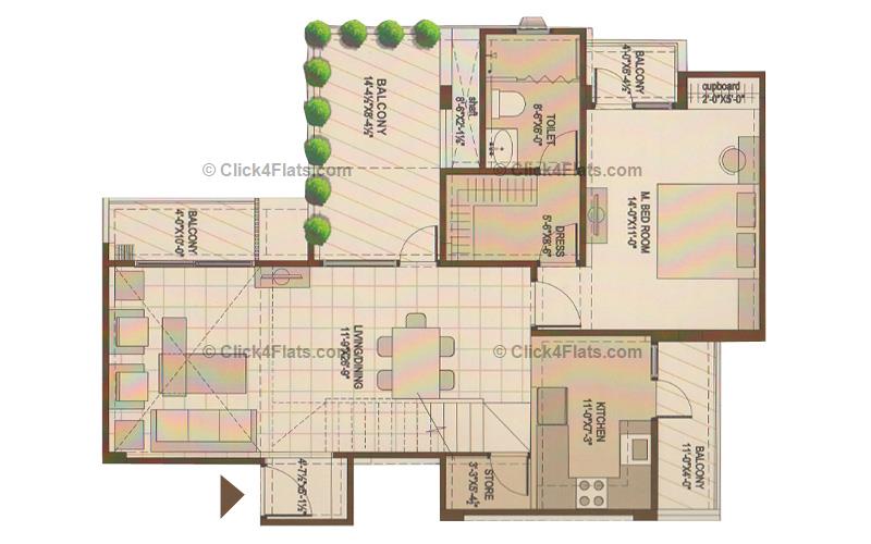 Mahima Elite 3 BHK 