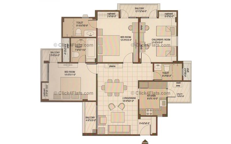 Mahima Elite 3 BHK 