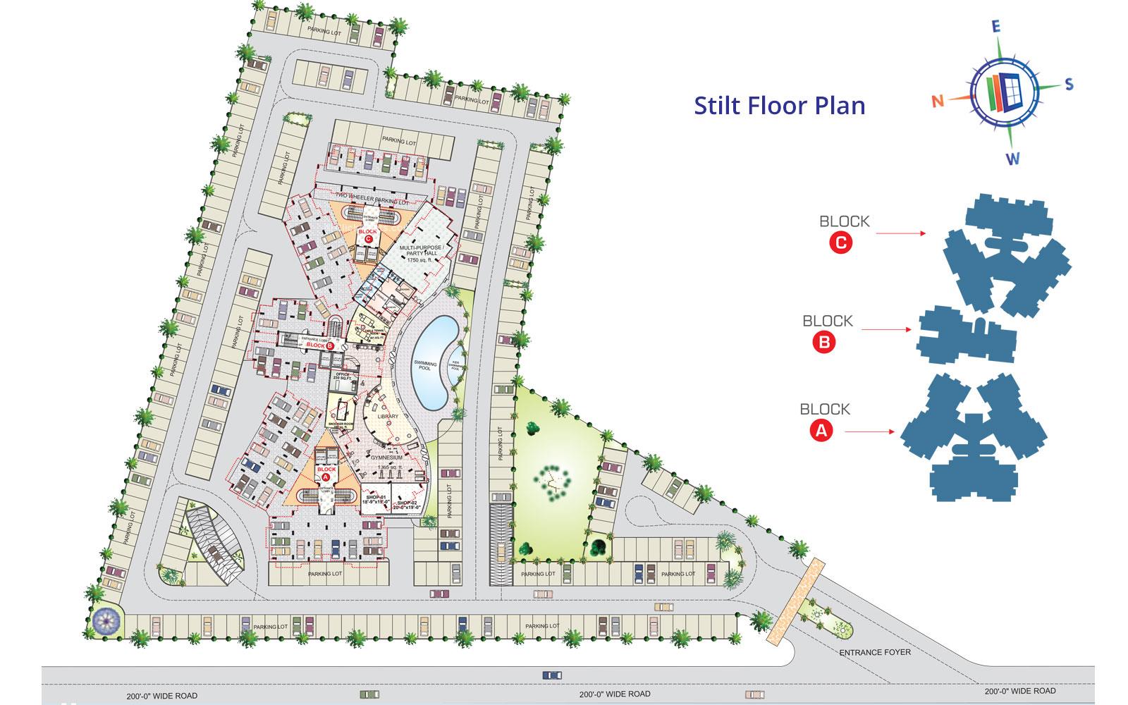 Sky 25 Stilt Floor Plan