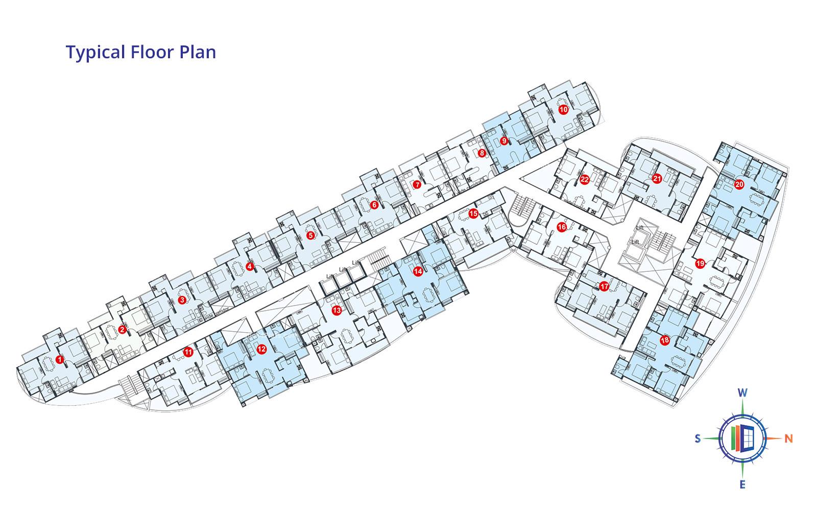 Divine Enclave Typical Floor Plan