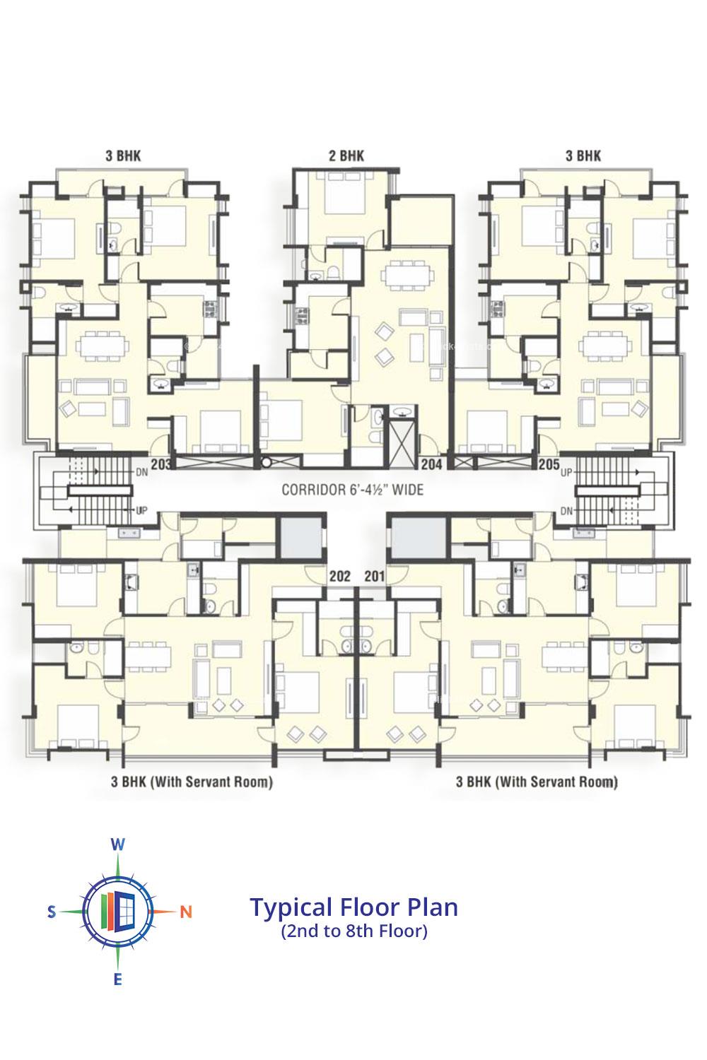 Life @ SRV Typical Floor Plan