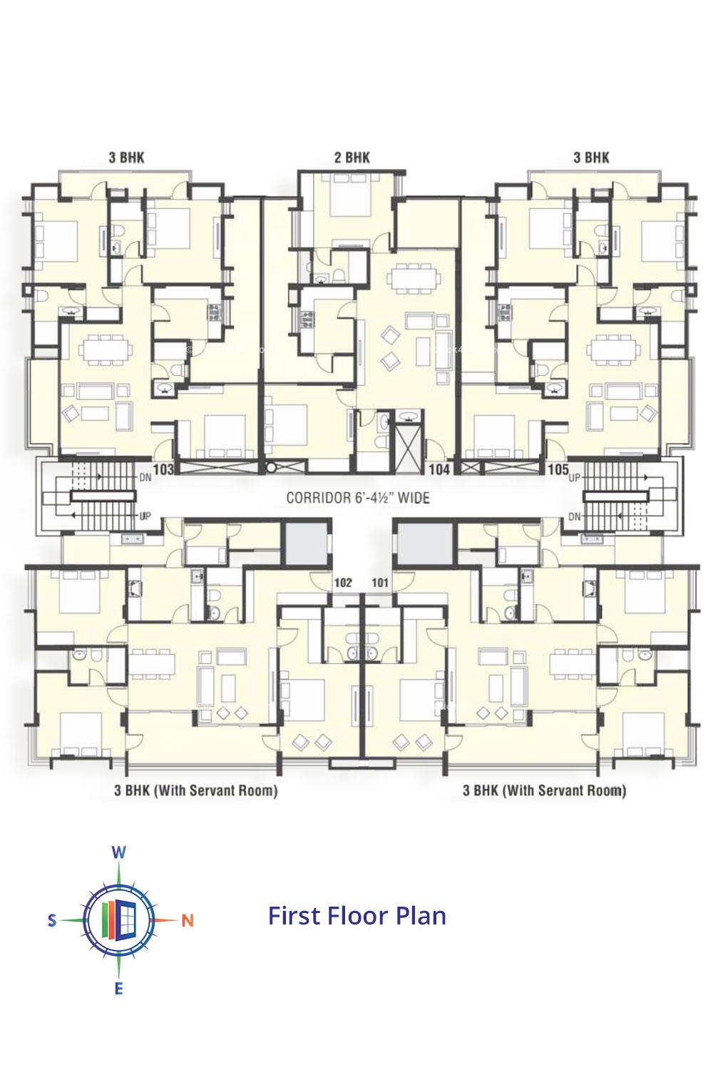 Life @ SRV First Floor Plan