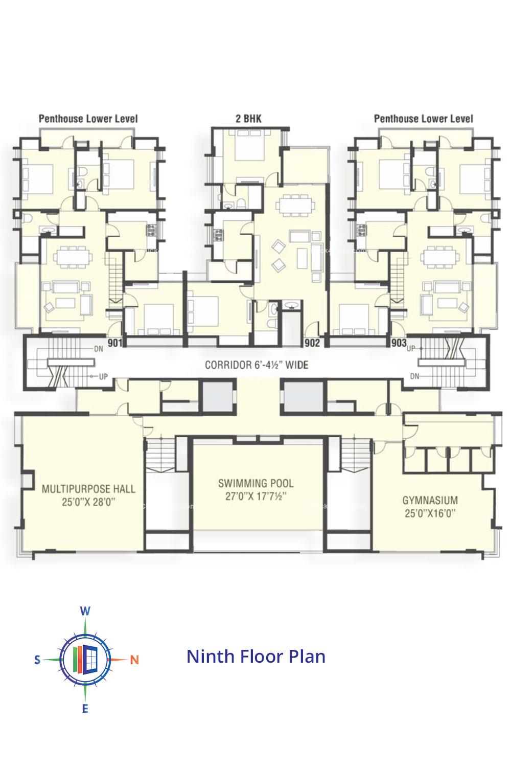 Life @ SRV Ninth Floor Plan