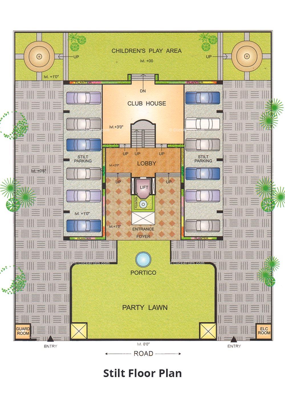 Pearl Oasis Stilt Floor Plan