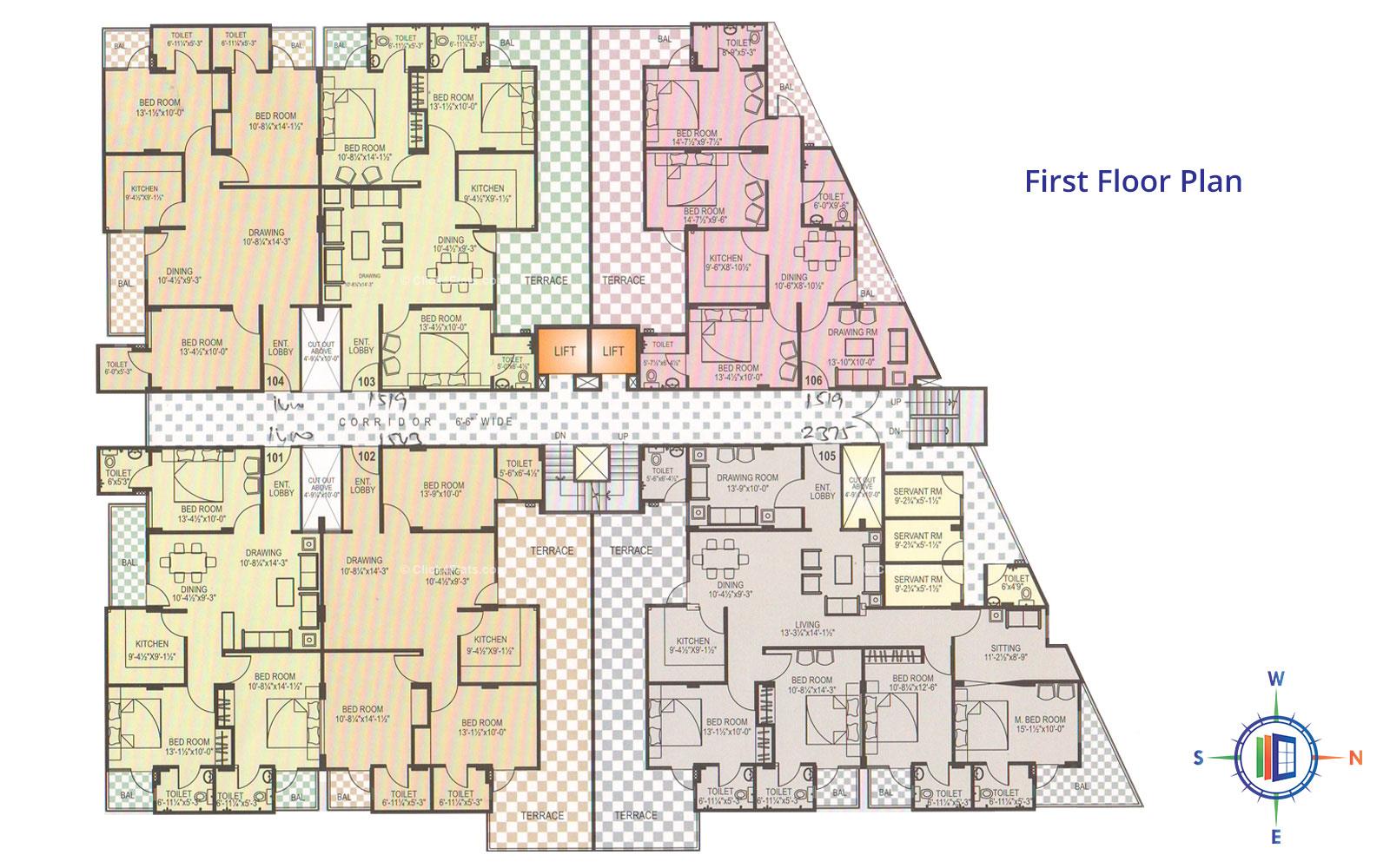 Pearl Orchid Fist Floor Plan