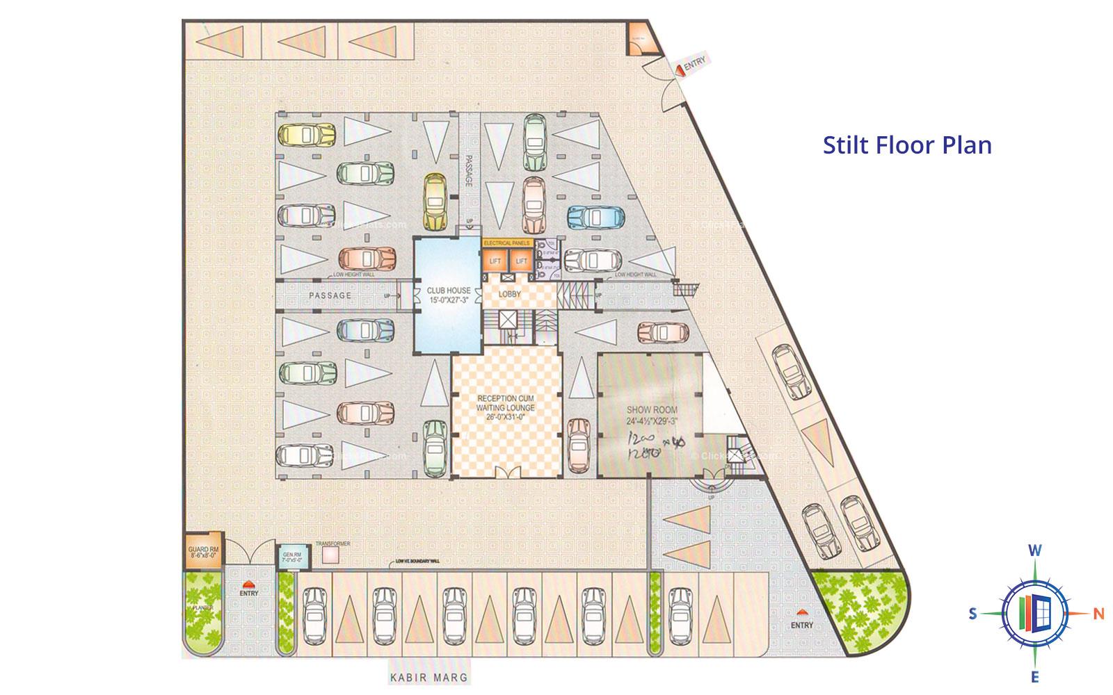 Pearl Orchid Stilt Floor Plan