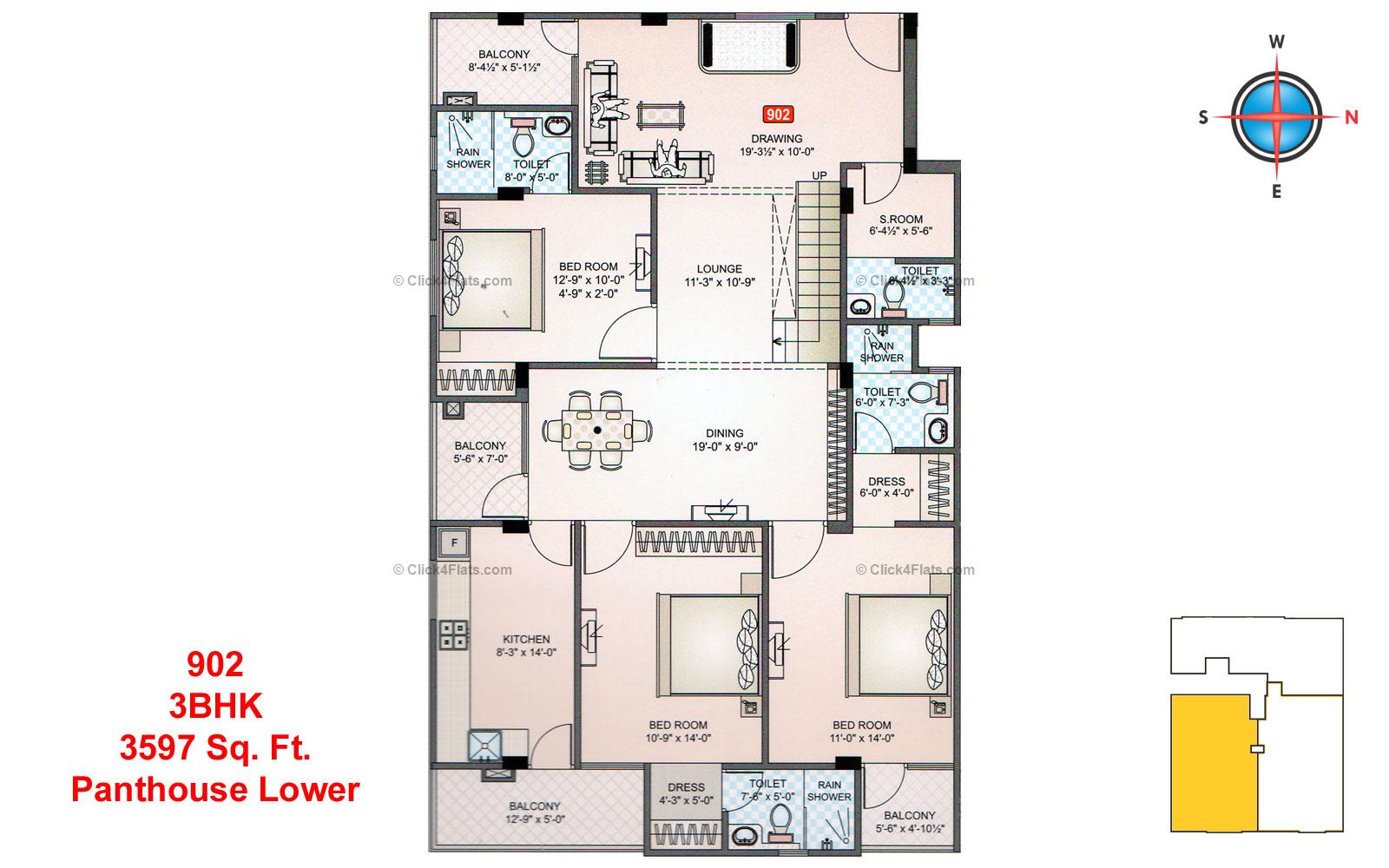 Govind Regency 3 BHK 