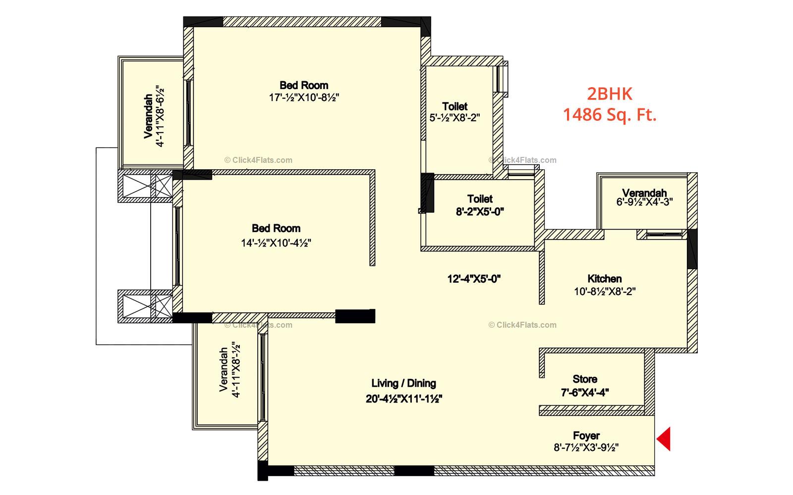 Urbana Jewels 2 BHK 