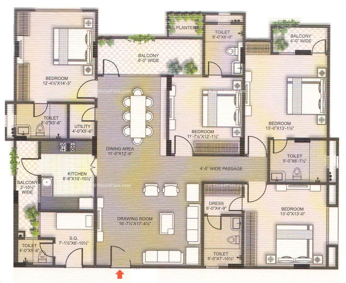 Siddha Basil 4 BHK 