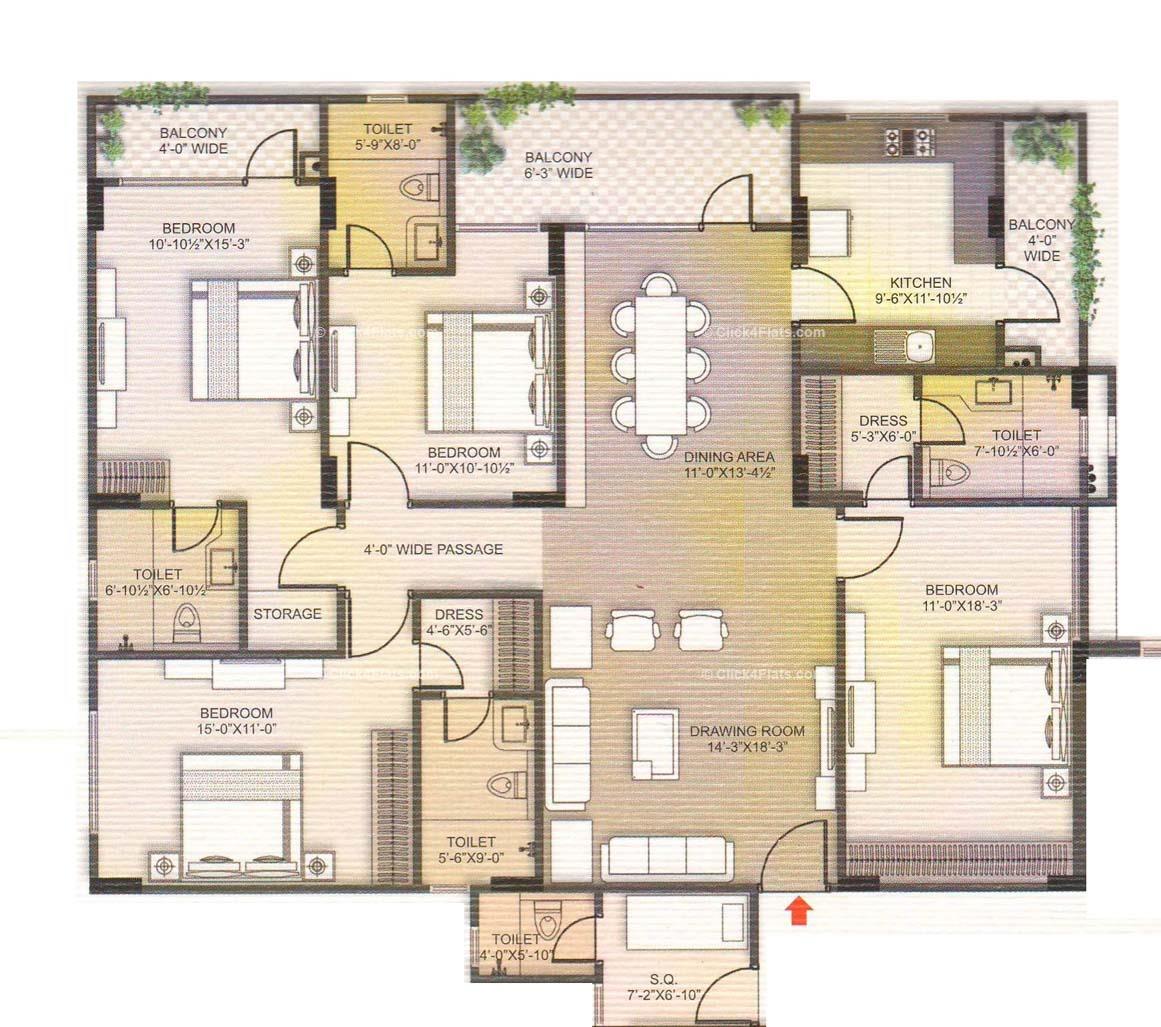 Siddha Basil 4 BHK 