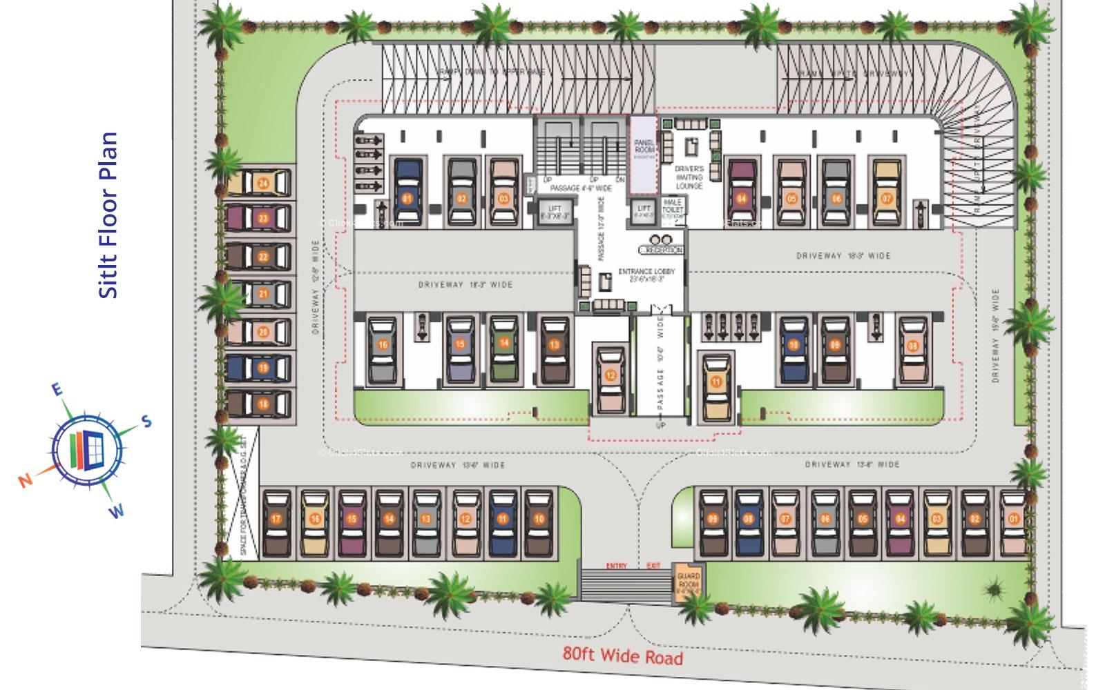 Rajul Augusta Stilt Floor Plan