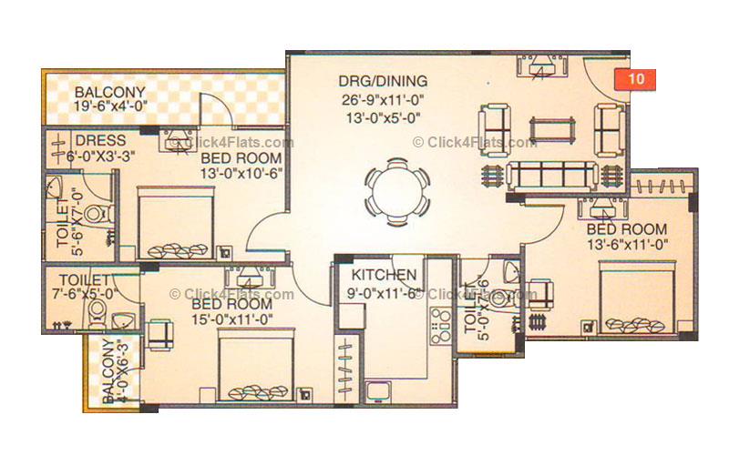 Shivgyan Enclave 3 BHK 