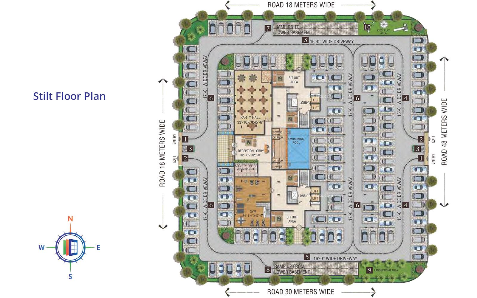 The Coronation Stilt Floor Plan