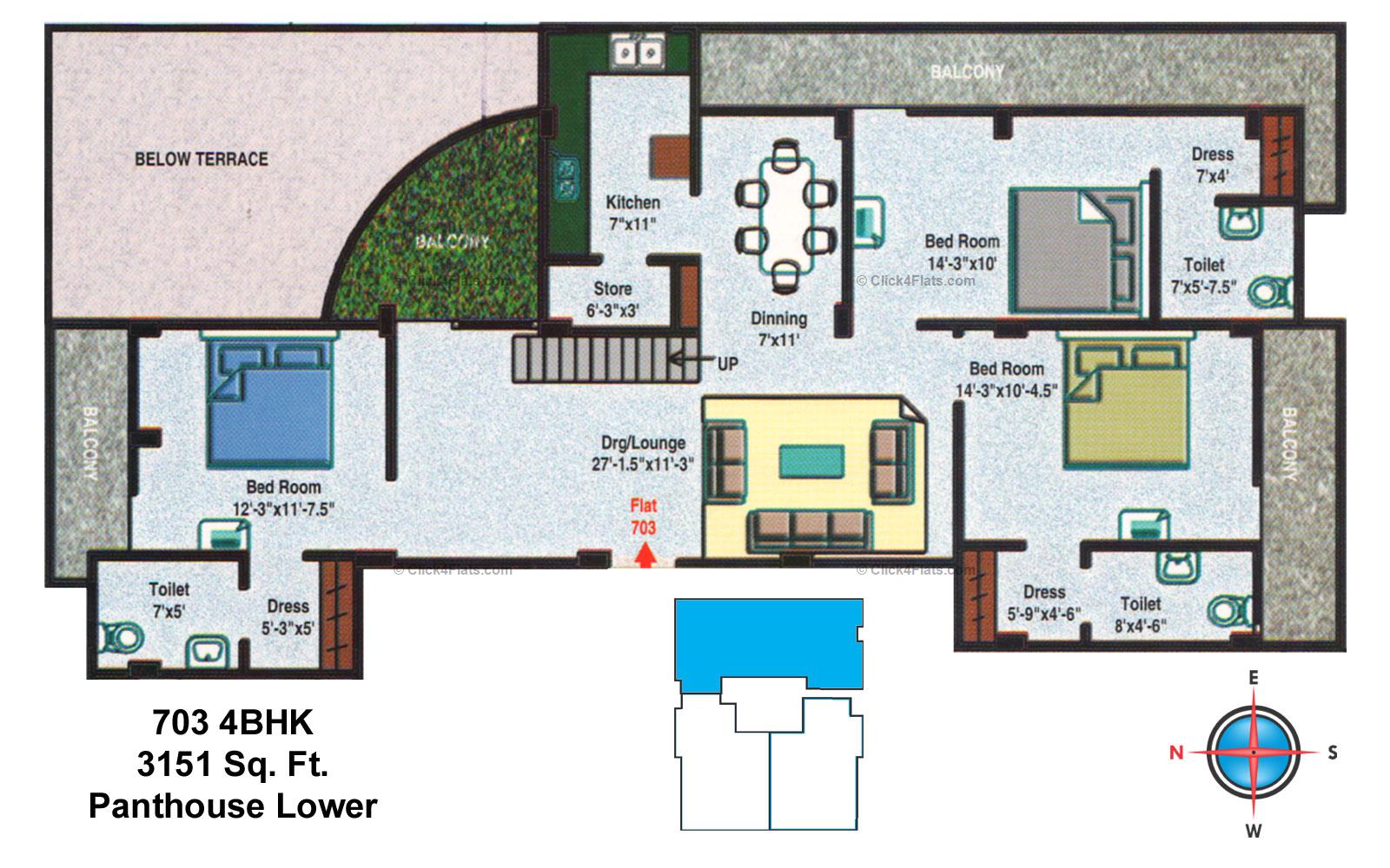 Golden Heights 4 BHK 