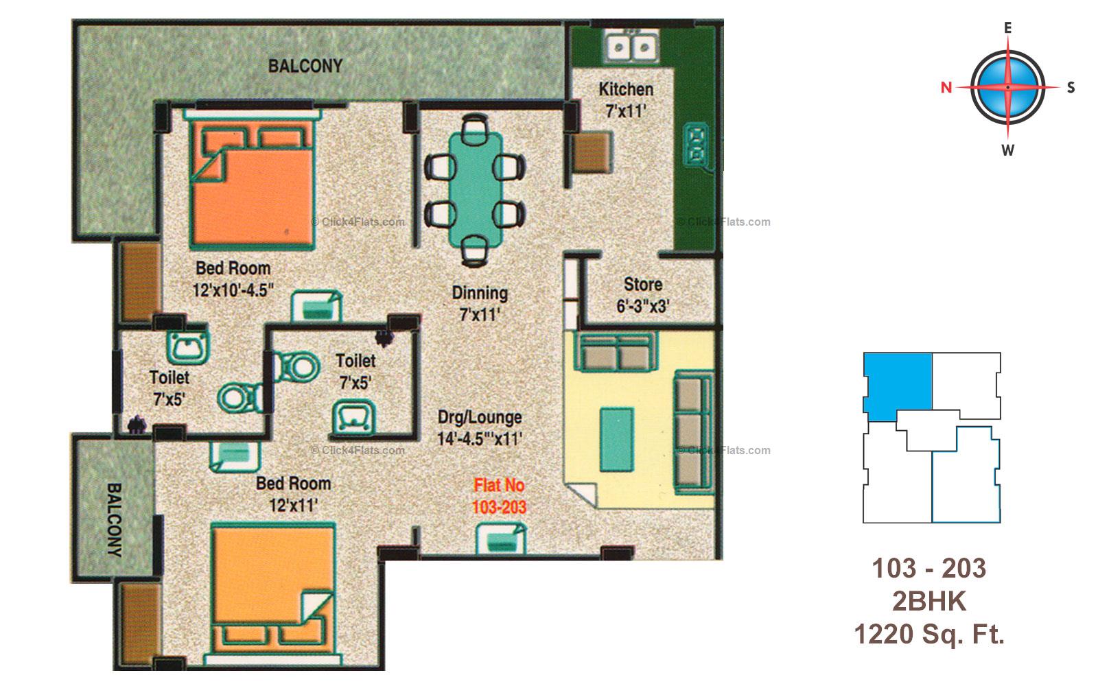 Golden Heights 2 BHK 