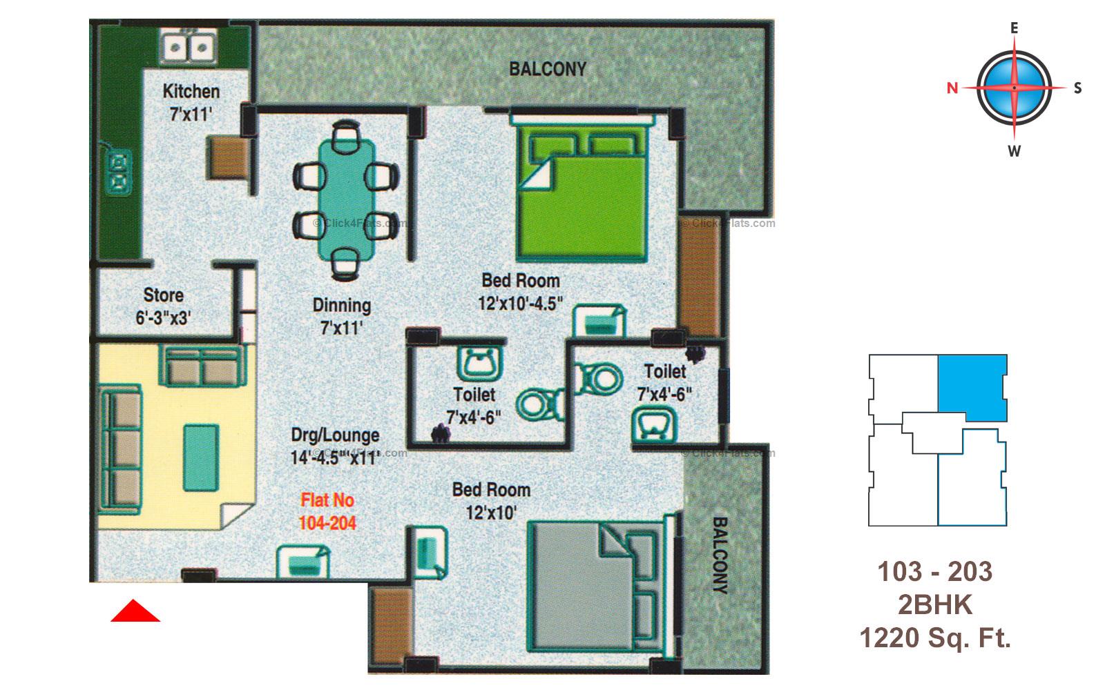 Golden Heights 2 BHK 