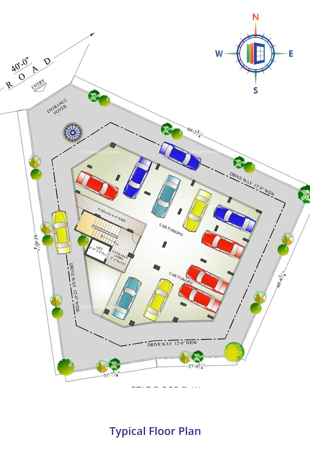 Okay Plus Lakshmi Angan Stilt Floor Plan