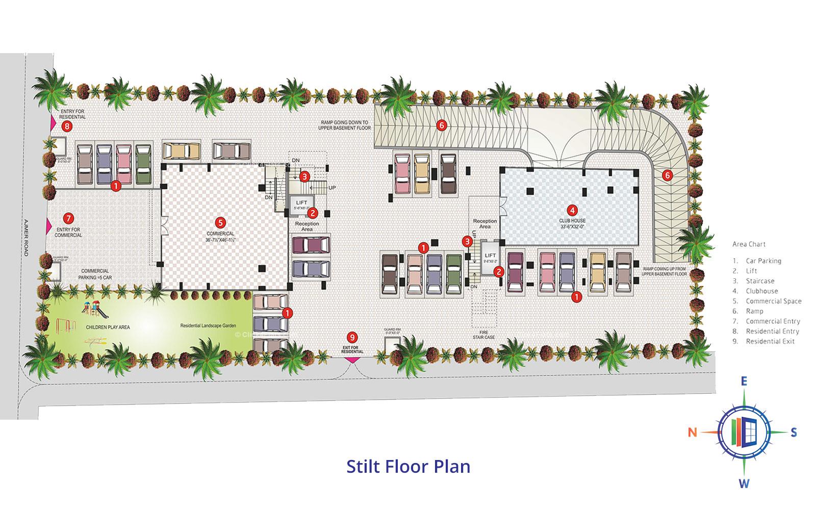 Shivgyan Heights Stilt Floor Plan