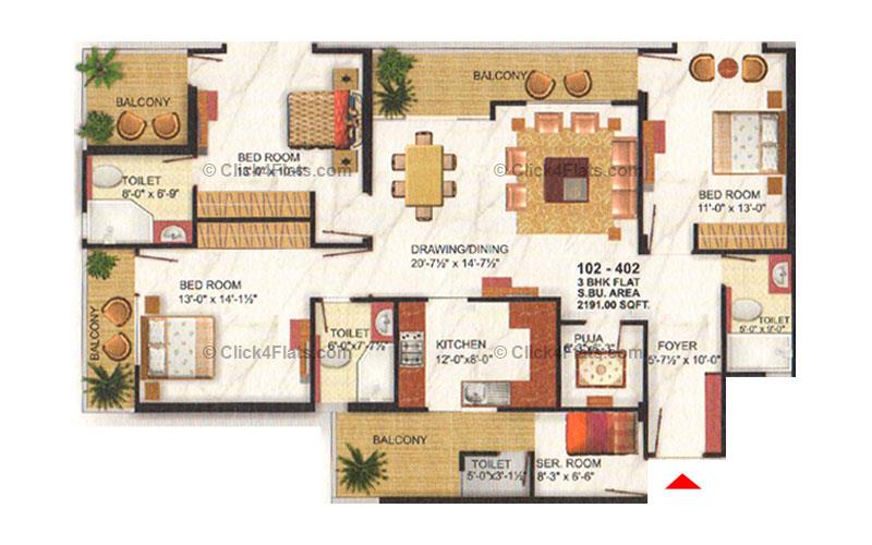 Hari Niwas 3 BHK 