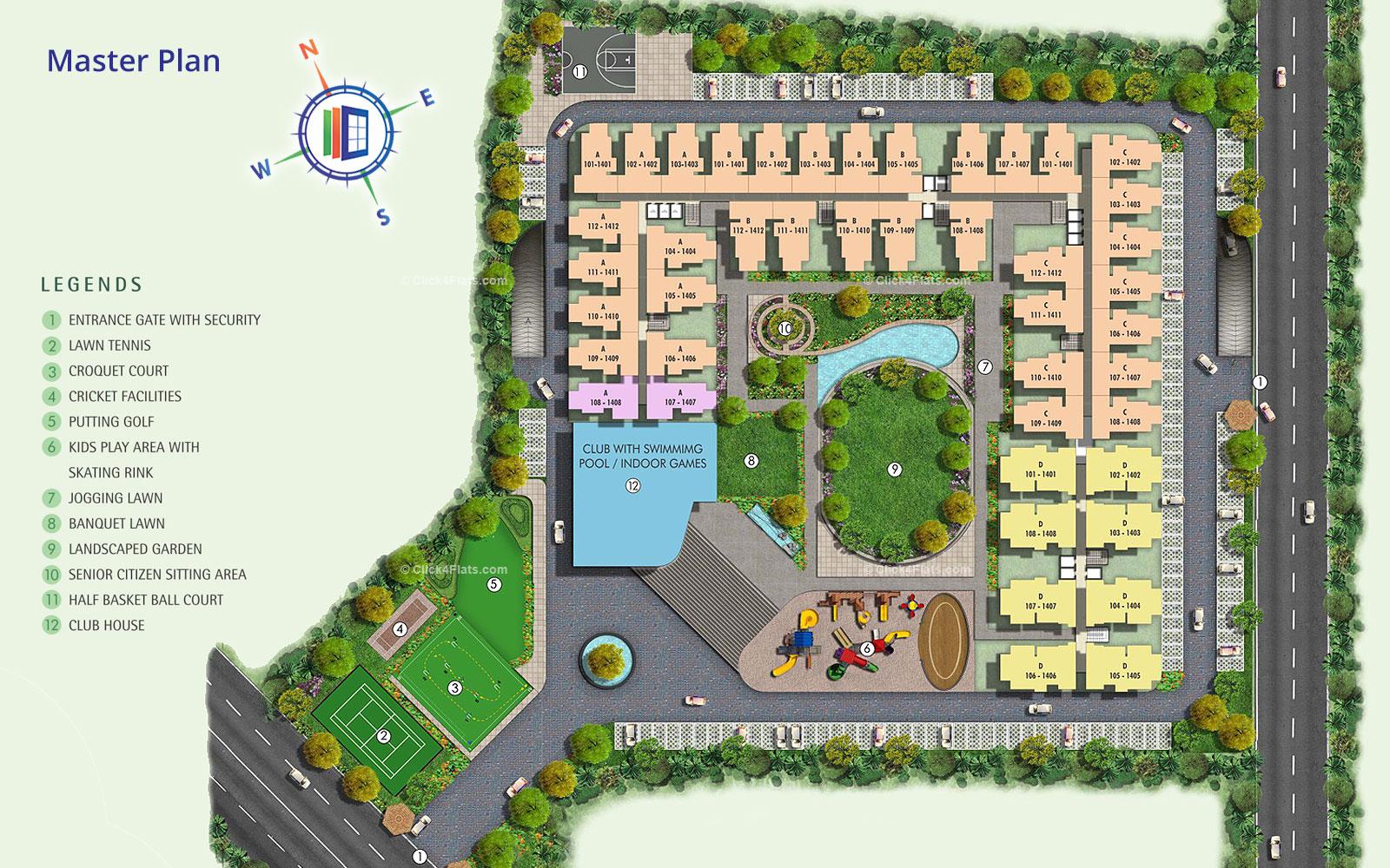 Anukampa Platina Terraces Master Plan