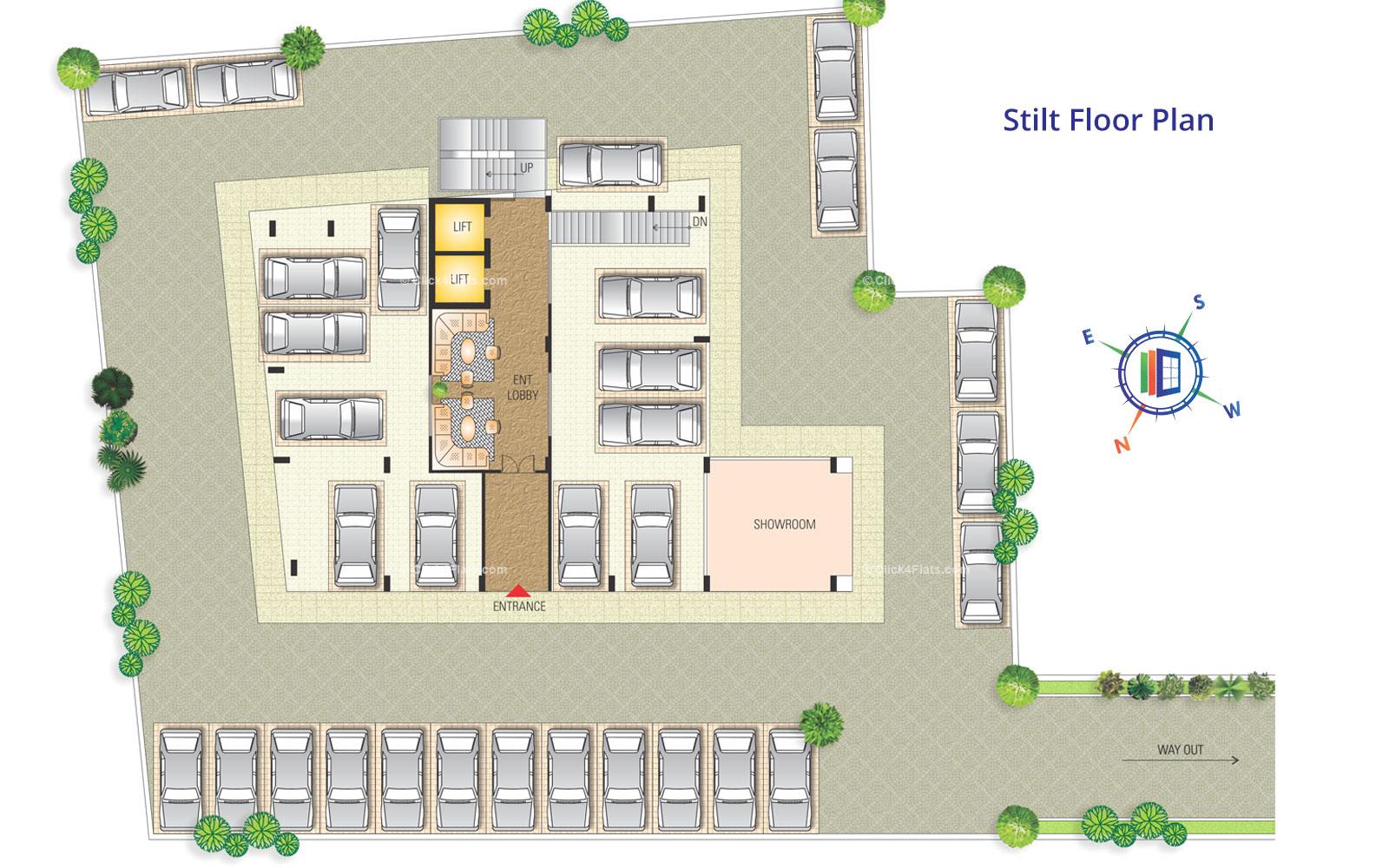 Anita Enclave Stilt Floor Plan