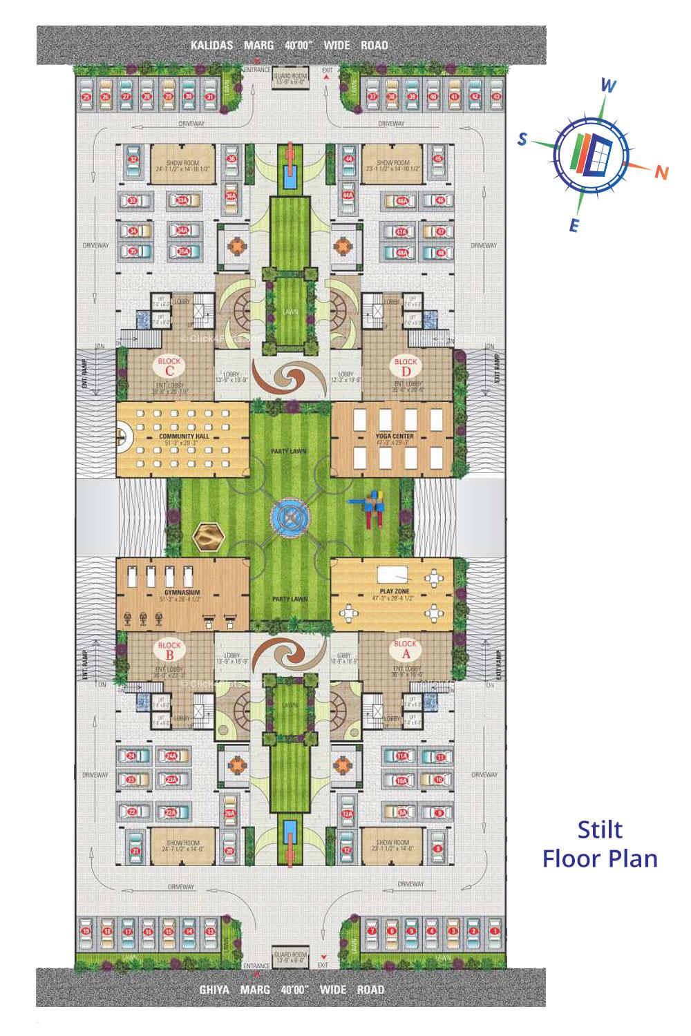 SDC Gateway Stilt Floor Plan