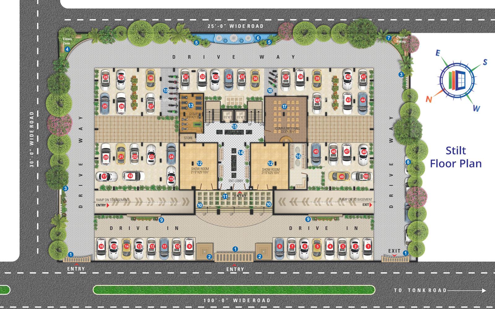 SDC Keystone Stilt Floor Plan