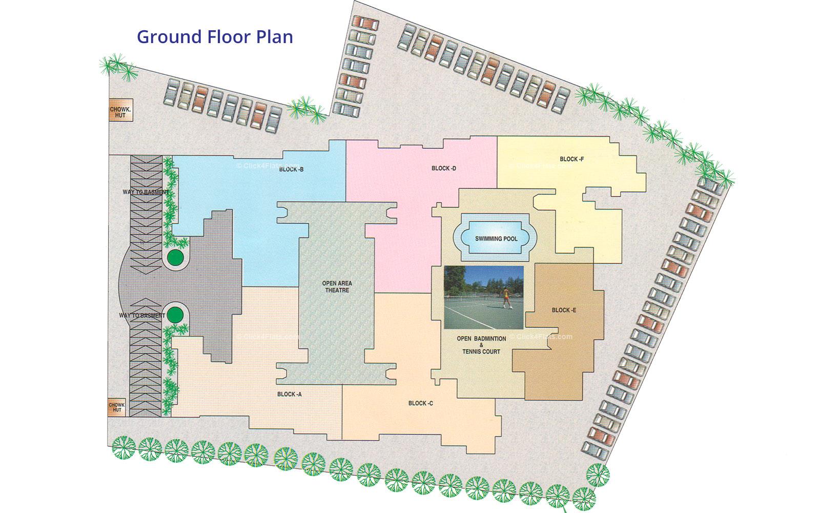 Ganpati Enclave Ground Floor Plan