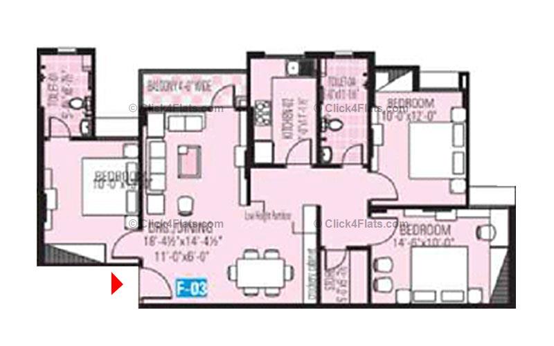 Sunshine Symphony 3 BHK 