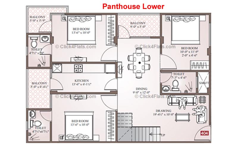 Arihant Infinity 4 BHK 