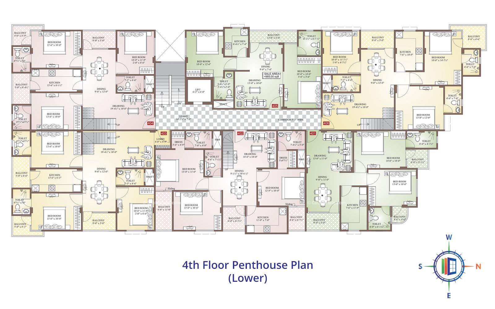 Arihant Infinity Penthouse Lower Floor