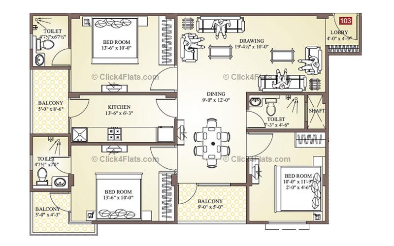 Arihant Infinity 3 BHK 